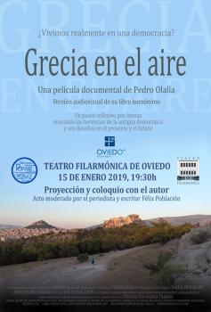 Proyección de la película "Grecia en el aire"